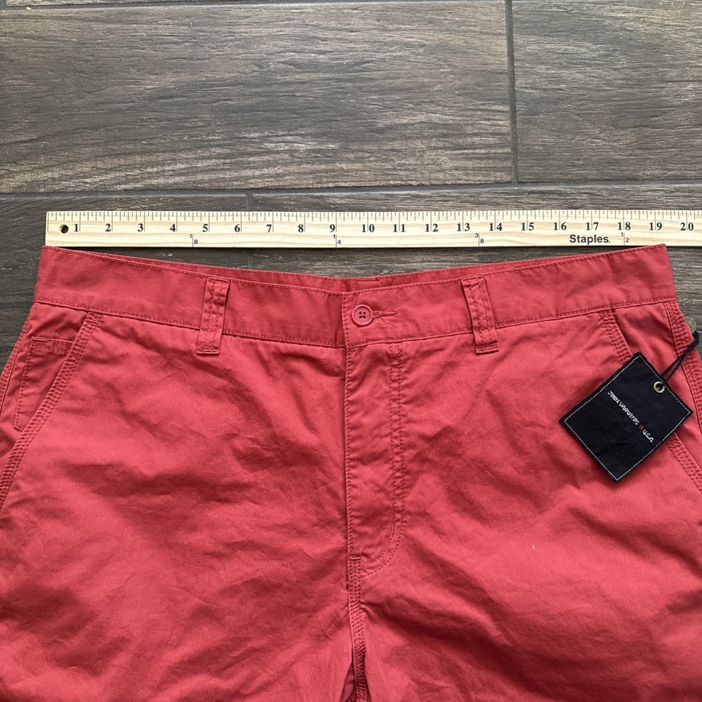 John Varvatos Men's 38 Everly Shorts Red 12" Inseam NWT - Picture 3 of 8